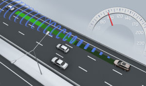 
Un autre dispositif de scurit mont sur le SUV compact premium Volvo XC60 est l'<b>ACC</b>, ou <b>Adaptive Cruise Control</b>. En dtectant la distance et la vitesse relative du vhicule quiprcde la Volvo XC60, l'ACC est capable d'ajuster la vitesse de la XC60 en fonction du vhiucle prcdent.
 